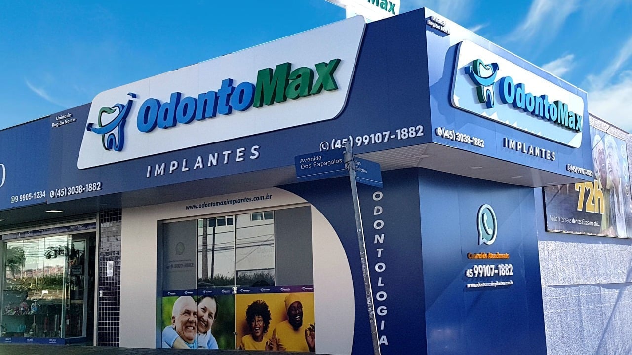 Estrutura de uma unidade da OdontoMax Implantes